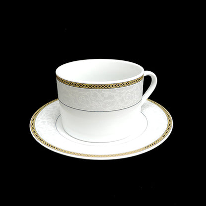 7.5oz. Madison Cup and Saucer Gold Line - Item #54350