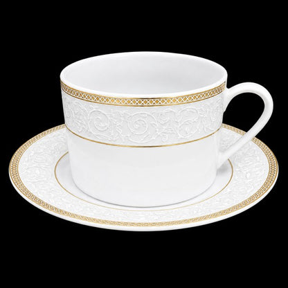 7.5oz. Madison Cup and Saucer Gold Line - Item #54350