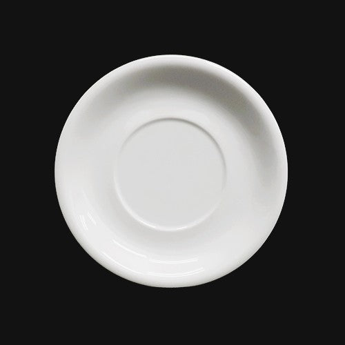 5.75" White Porcelain Saucer – Item #54600