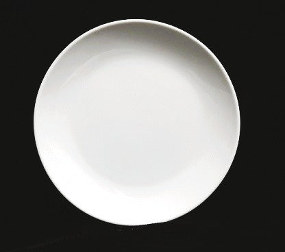 9" Morgan White Coupe Plate – Item #53982