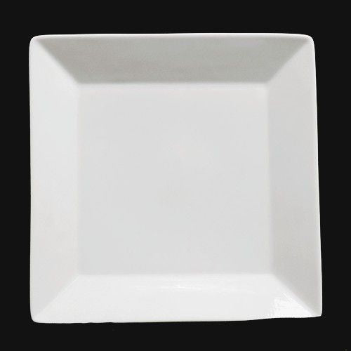10.5" White Square Plate - Item #54776