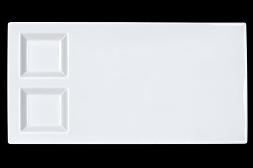 15.5" Rectangular Porcelain Serving Tray - Item# 55598