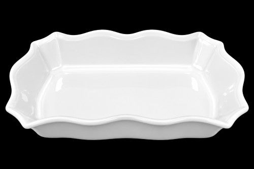 9.5" x 6" Rectangular Bakeware Dish – White - Item #55658-1