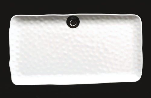 18" x 9.5" Heavy-Duty Coupe Rectangular Melamine Platter Item #57019