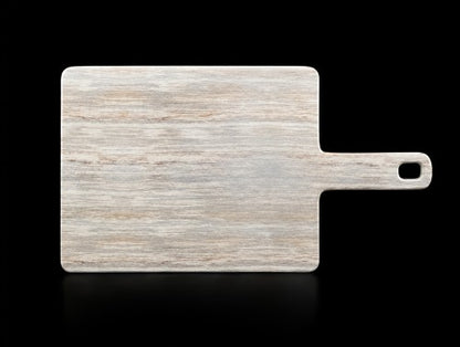 13.85" x 7.5" 100% Melamine Food Board with Handle Item #57039