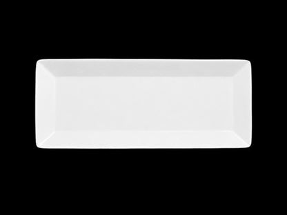 12.8" x 5.25" Rectangular 30% Melamine Tray Item #58037