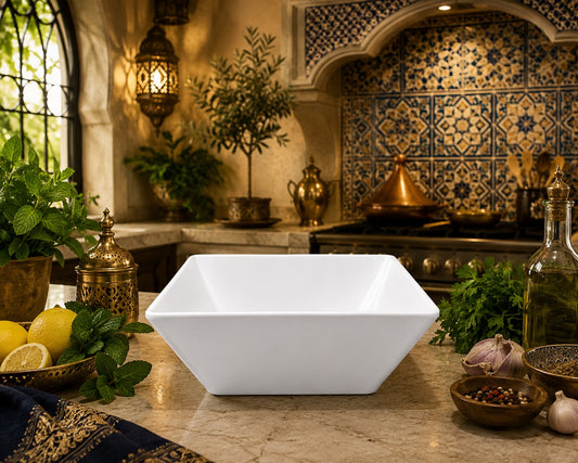 4" Square Melamine Bowl 30% Item #58039
