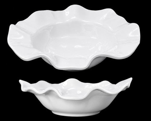 15" x 5.5" Wavy Rim Melamine Bowl Item #59721