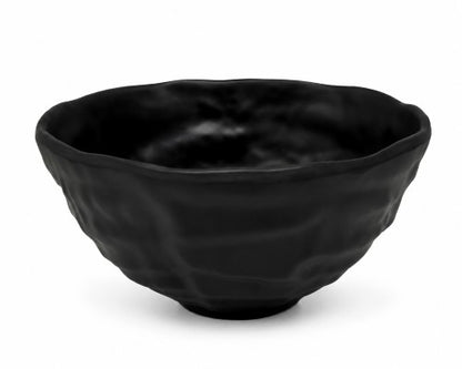 6" x 3.25" Matte Black Melamine Bowl Item #59730