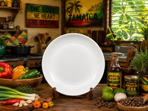 8.65" Round Plate, 100% Melamine Item #59745