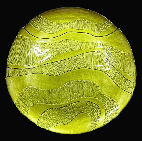 13" Waves Sage Charger Plate - Item #62897