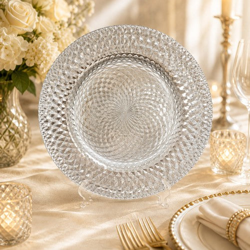 13 in Antoinette Clear Charger Plate - Item #62899