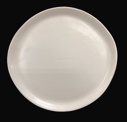 10.5" Off White Rustic Dinner Plate - Item #65040