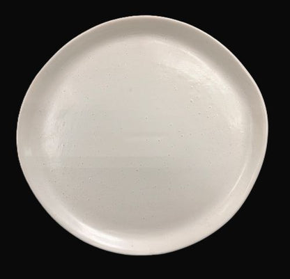 10.5" Off White Rustic Dinner Plate - Item #65040