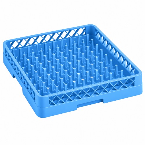 64-Compartment Base Plate Tray Rack – Blue - Item #65051