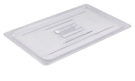 530x325mm lid with handle clear - Item #65062-1