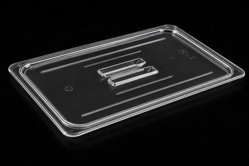 530x325mm lid with handle clear - Item #65062-1