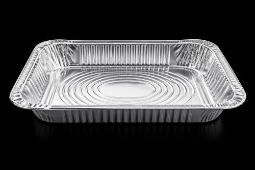 2.5" × 10" Shallow Aluminum Pan – Item #65210 & Lid Item# 65208
