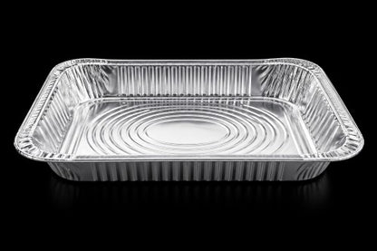 2.5" × 10" Shallow Aluminum Pan – Item #65210 & Lid Item# 65208
