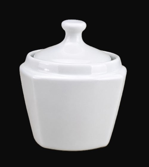 15 oz. White Sugar Pot Item #65338-2