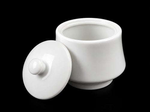 10 oz. White Sugar Pot Item #65339