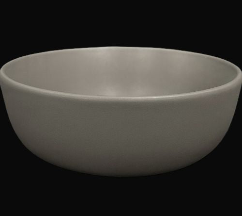 6.75" Matte Grey Bowl – 32 oz. - Item #65869-1