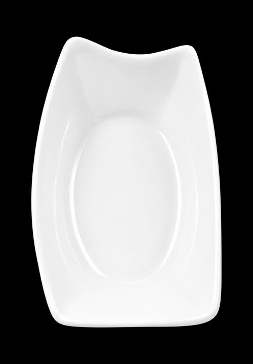 3.5" Curved Square Dish – Item #65919