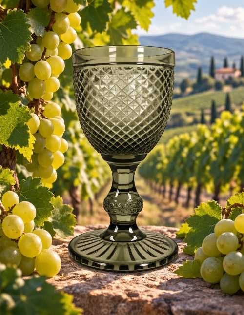 9 OZ SAGE GOBLET GLASS Item #66067