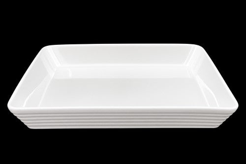 12" x 9" Rectangular Baker White - Item #: 66109