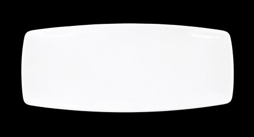 13.75 x 5.5" Off White Rectangular Plate - Item #66222