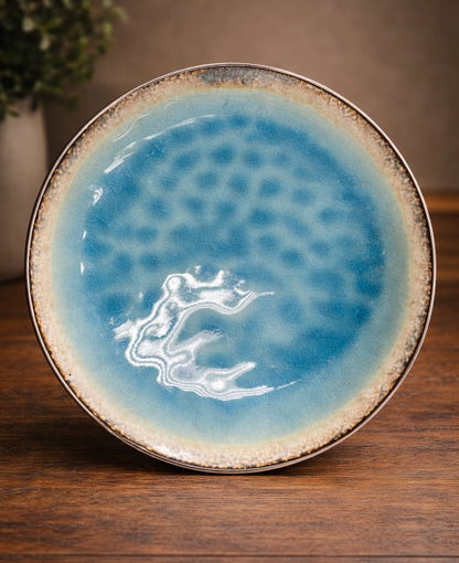 10.5" Reactive Blue Plate - Item #66457-3