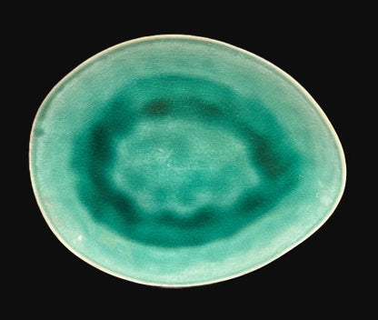 8 Inch Laguna Green Artisan Plate Item #66460