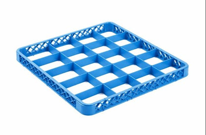 20-Base Compartment Glass Rack – Blue - Item #66480-1