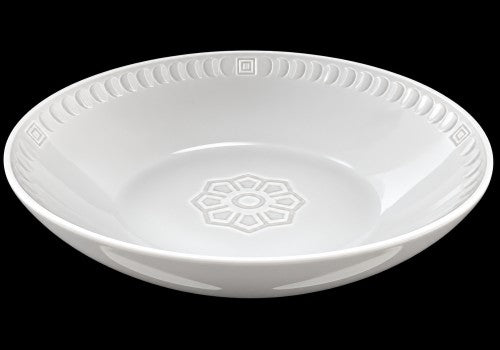 9.25" Beige Flower Plate - Item #66553