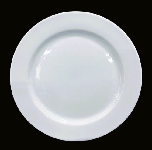 10.5" Madison Porcelain Rim Dinner Plate Item #666961
