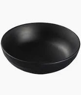 9.25" Black Matte Bowl - Item #66700