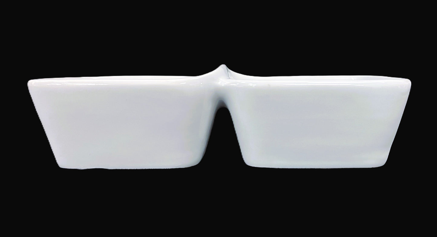 7.5" Two-Section Dish - Item #66813