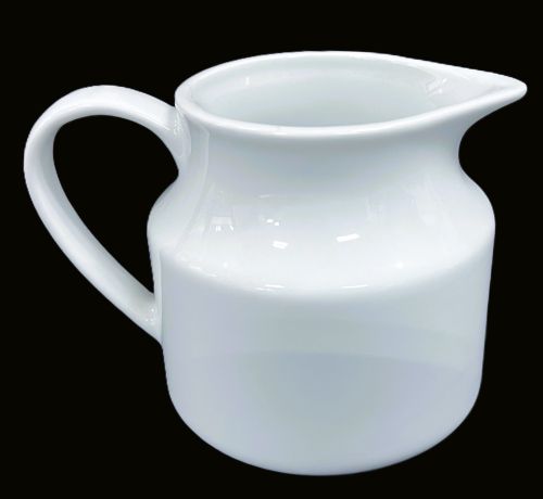 13.5 oz. Milk Jug – White Porcelain Item #66857