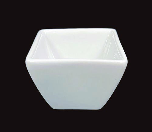 2.25" x 2.25" Mini Square Porcelain Bowl – Item #67075