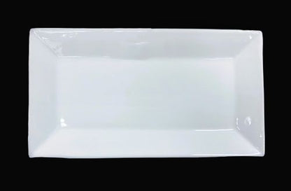 11.5 x 6.25" White Rectangular Plate - Item #67087