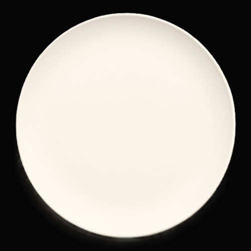 10.75 INCH WHITE MATT DINNER PLATE - ITEM #67145