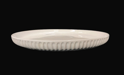 10.5" Beige Pie Crust Rim Plate - Item #67164