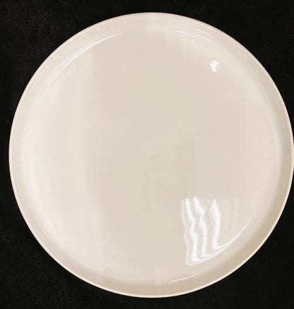 10.5" Beige Pie Crust Rim Plate - Item #67164