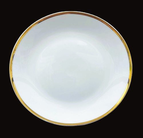 10.5" Coupe Plate Gold Rim - Item #67259