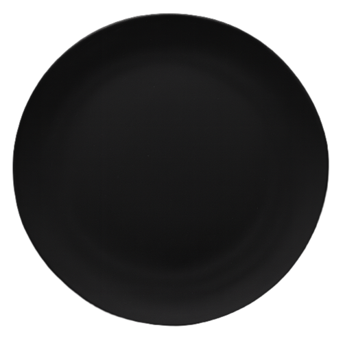10.5" Black Matte Plate - Item #67570