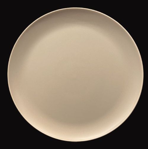 10.5" Light Brown Matte Dinner Plate - Item #67583