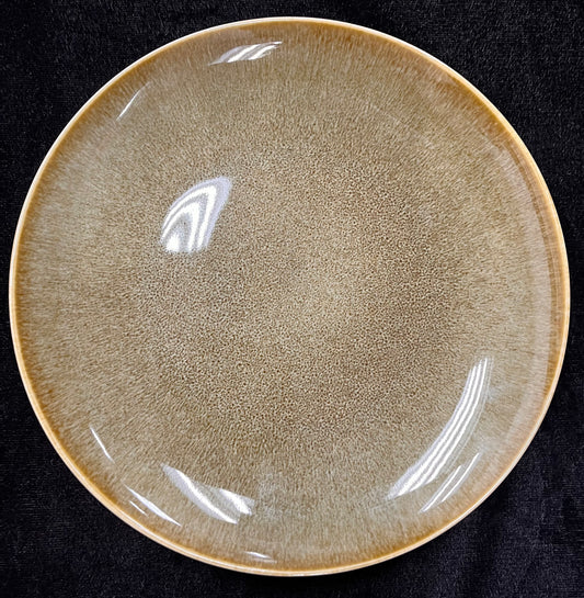 8 INCH BEIGE BROWN SPECKLED PLATE Item #67619
