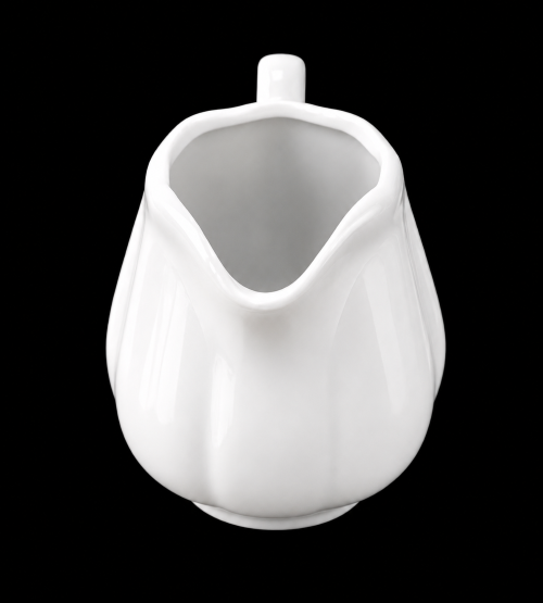 5.5" White Porcelain Creamer – Item #67680
