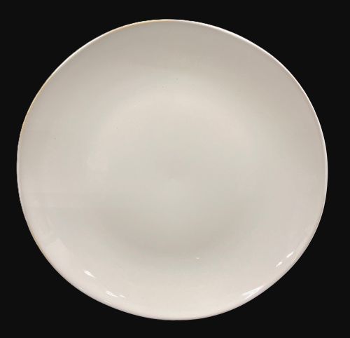 10.5" Beige Porcelain Dinner Plate – Item #67720