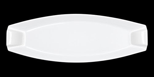 28 x 10" Off White Platter - Item #67721